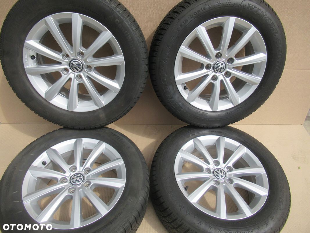 ALU+OPONY ZIMA R16 VW T-ROC,PASSAT b8,BEETLE,TOURAN 2,SKODA YETI,SUPERB - 1