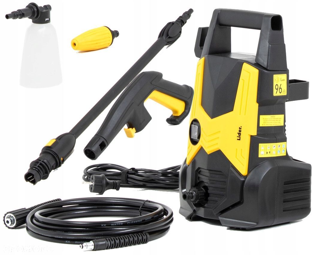 LIDER CIŚNIENIOWA MYJNIA MOBILNA MYJKA ELEKTRYCZNA 1700W 130 BAR KRM1709T - 1