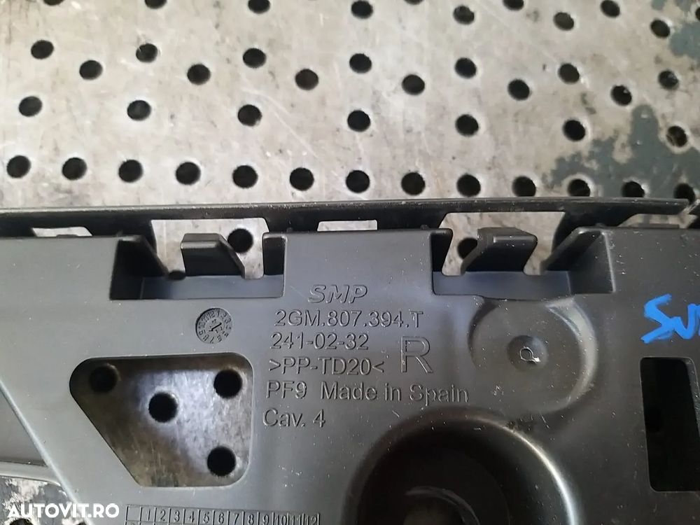 Suport dreapta bara spate vw t cross c11 d31 2gm807394t - 2