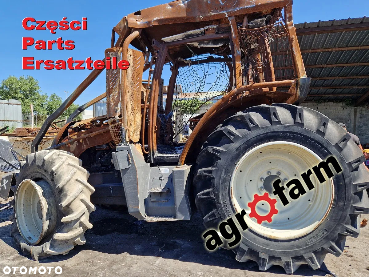 Valtra N 134 S 154 zwolnica silnik wał piasta zwrotnica obudowa - 4