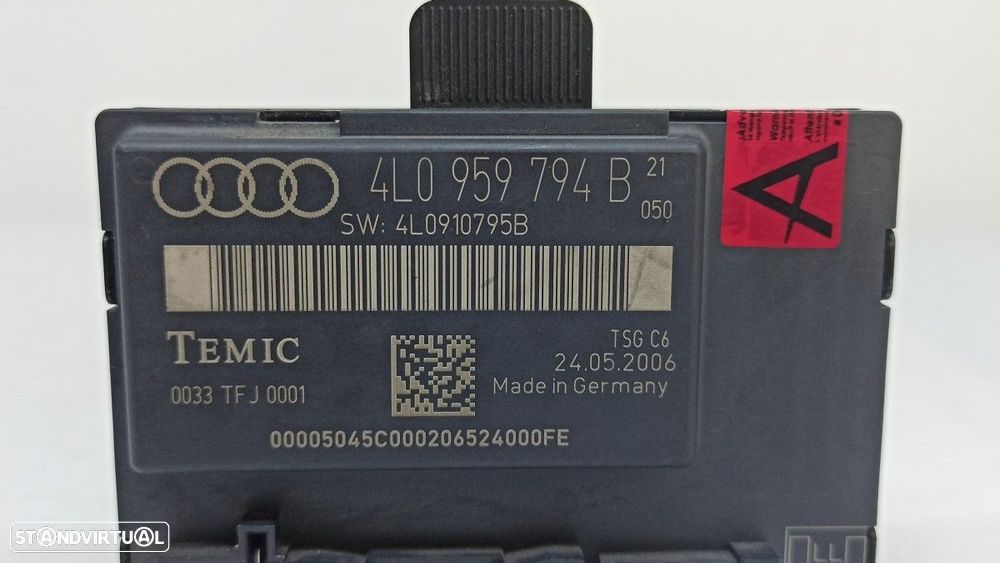 CENTRALINA/BOMBA FECHO CENTRAL AUDI Q7 (4L) 3.0 TDI - 2