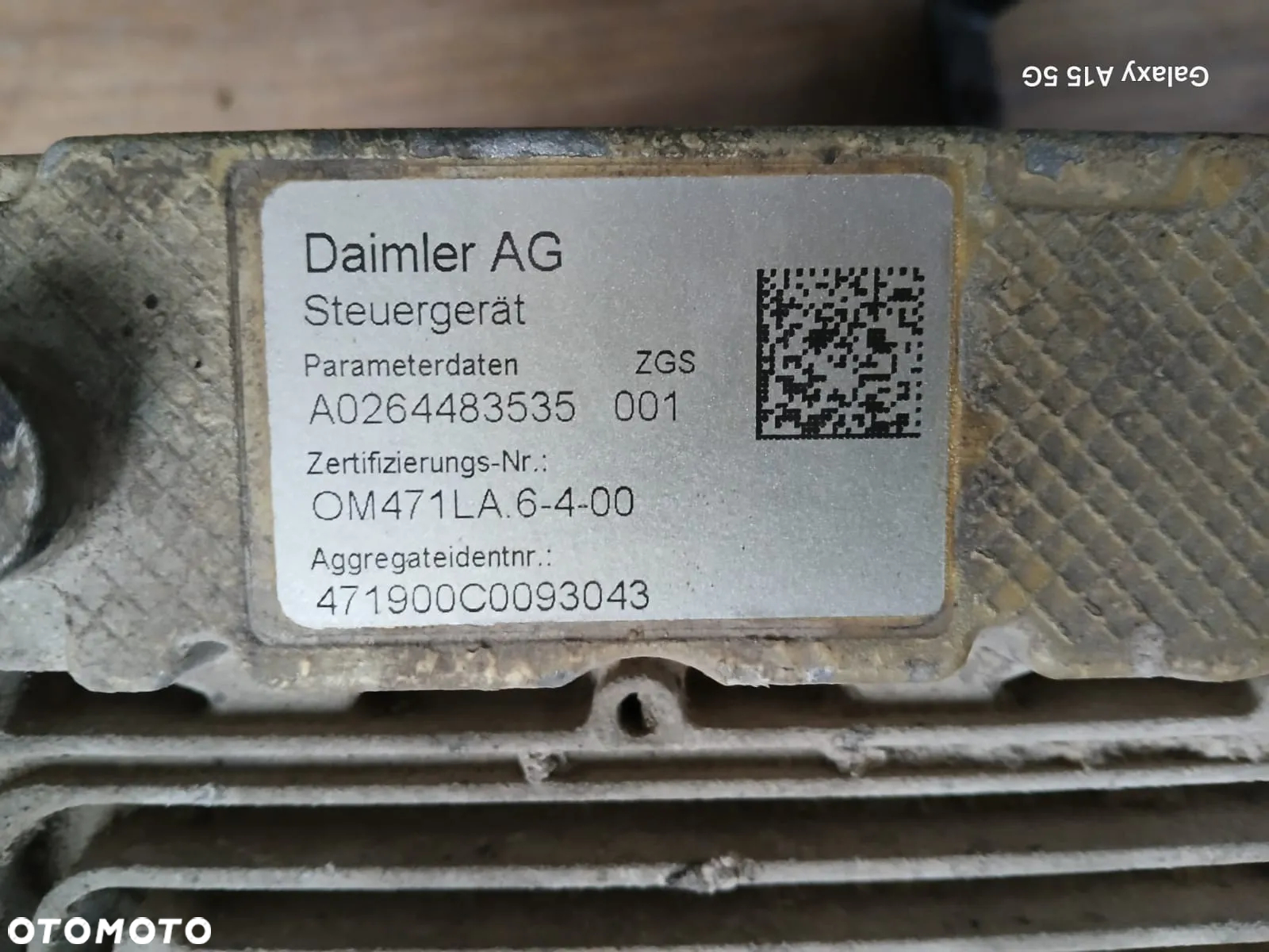 MODUŁ STEROWNIK KOMPUTER SILNIKA MCM 2 MERCEDES ACTROS MP4 EURO 6   OM471 LA 6-4-00 A 001 446 40 35 / 001  A 001 446 50 35 /001 - 7