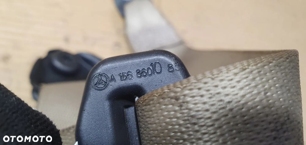Pas bezpieczeństwa napinacz prawy tył Mercedes GL X166 W166 A16686010858 A1668601085 - 6