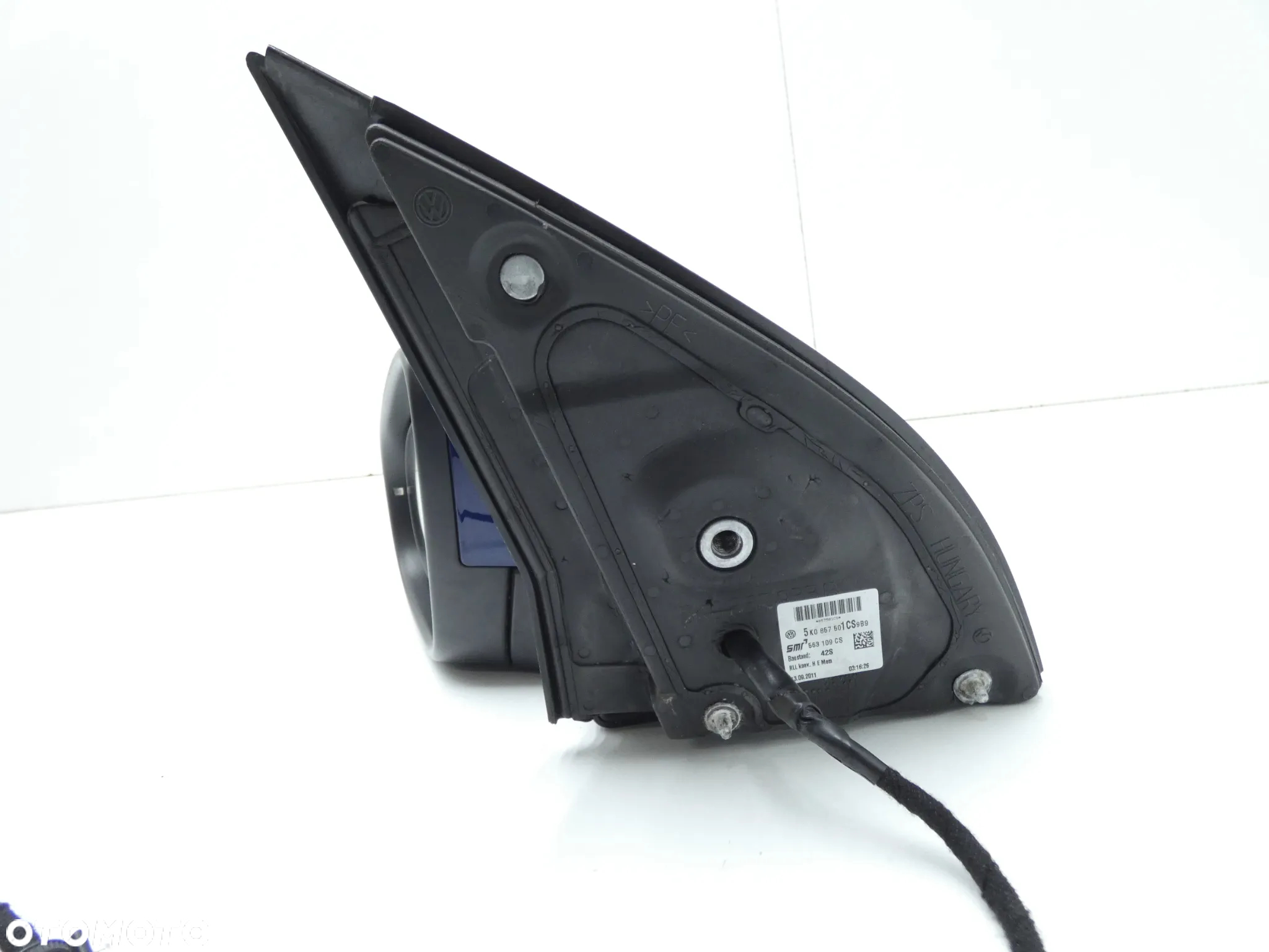 VW GOLF VI 6 LUSTERKO LEWE NIEBIESKIE 10 PIN LD5Q 5K0857501CS GORLICE - 5