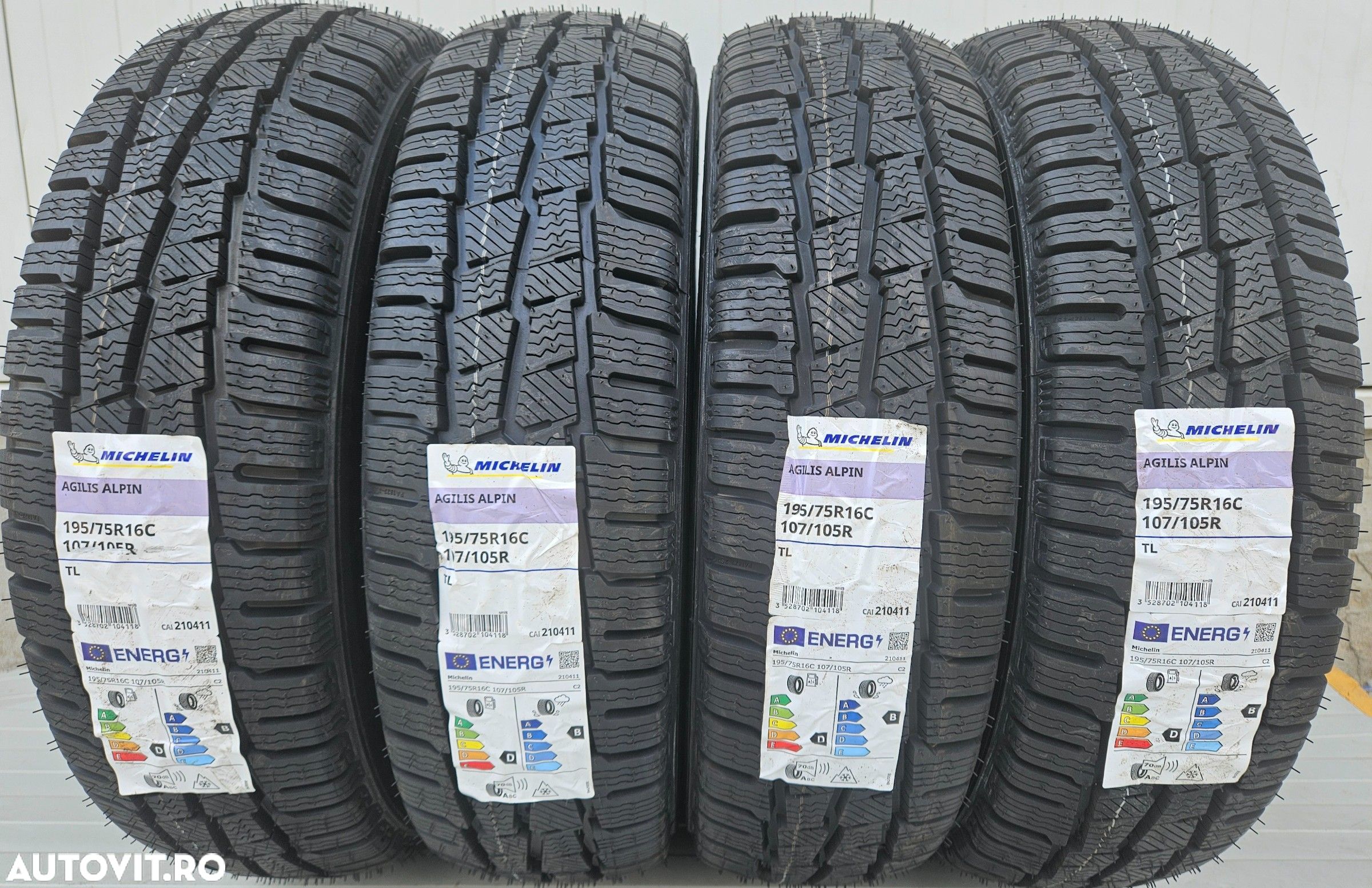 195/75 R16C, 107R, MICHELIN Agilis Alpin, Anvelope iarna M+S - 1