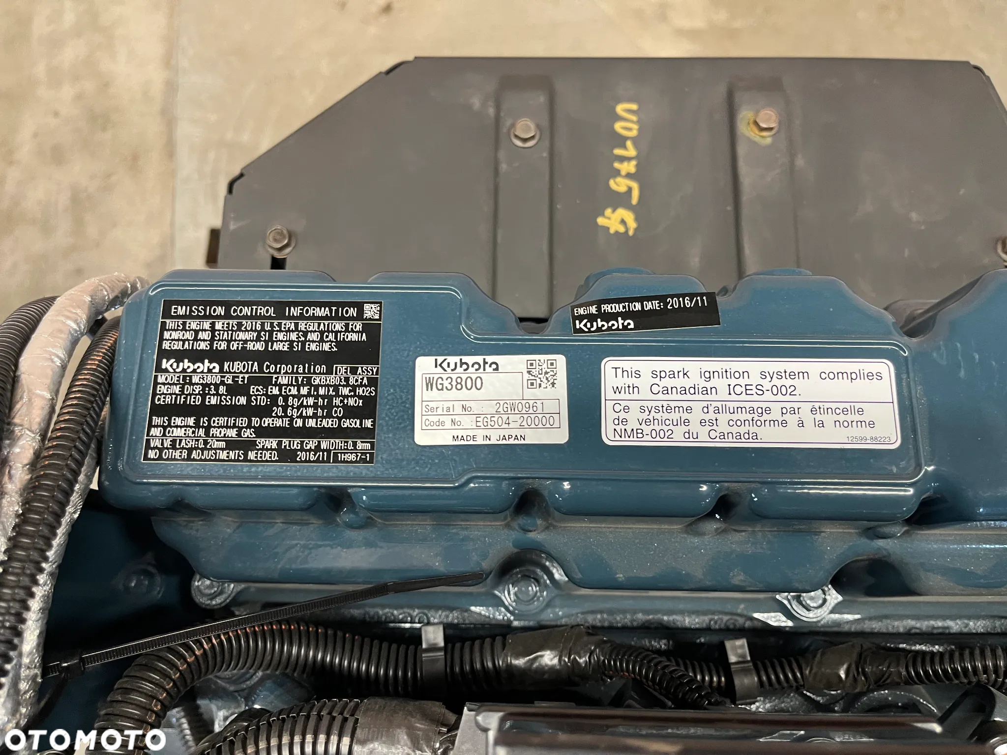 FV23% Silnik Kubota WG3800 Nowy Kompletny - 11