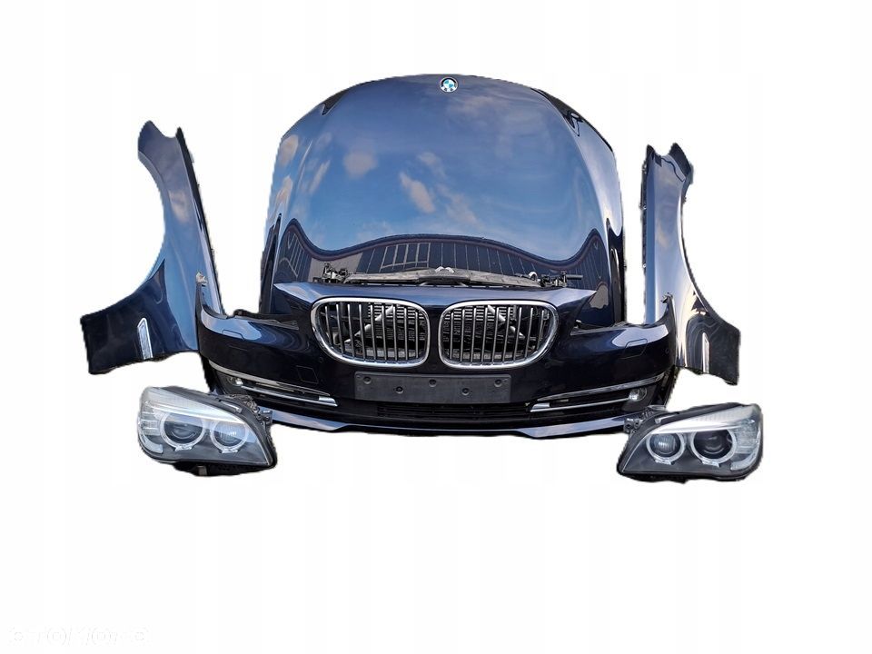 BMW F01 F02 LCI 12-15R MASKA ZDERZAK PAS BŁOTNIK XENON A89 EUROPA - 1