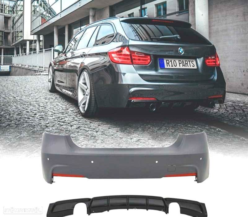 PARA-CHOQUES TRASEIRO BMW F31 11-18 LOOK M PERFORMANCE PDC - 1