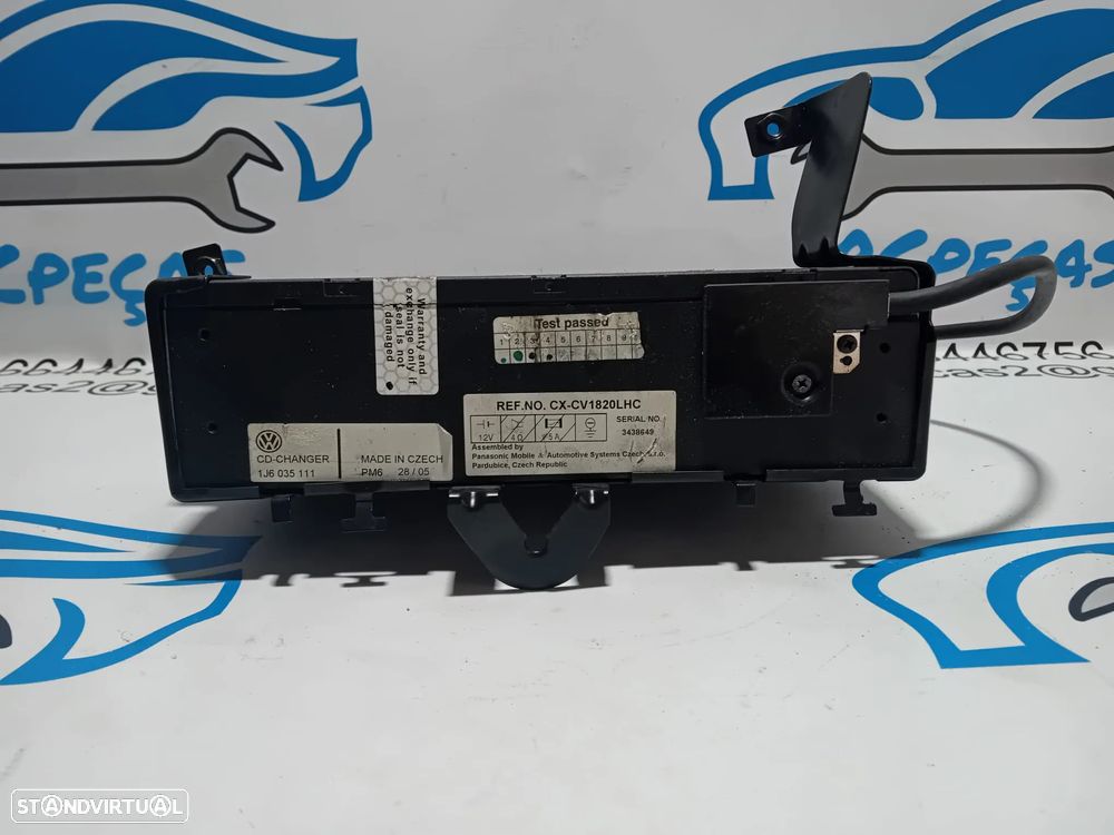 Caixa de Cd's Original Vw Volkswagen Touareg 7L - 4