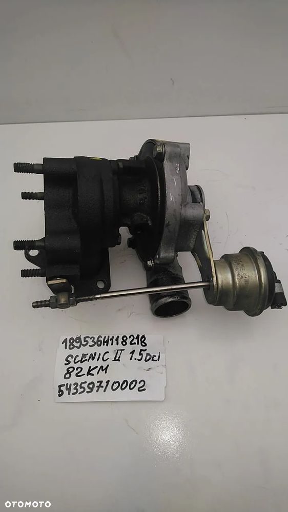 TURBINA 1.5 DCI 82KM SCENIC II 189536H118218 54359710002 - 3