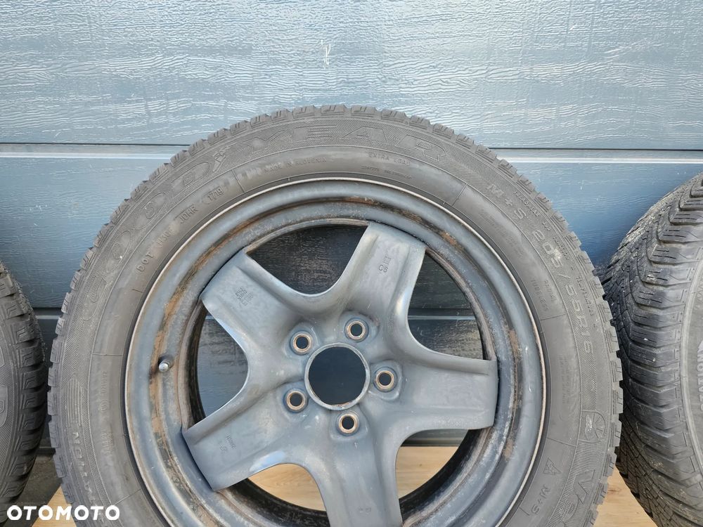 FELGI STALOWE STRUKTURALNE OPONY WIELOSEZON OPEL VECTRA C ASTRA H ZAFIRA A B MERIVA B SIGNUM 5X110 16 CALI 205/55/16 ET39 - 9