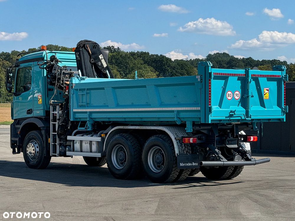 Mercedes-Benz Arocs 2640 Wywrotka 4,80 m + HIAB 144 B-3 + Pilot * Bordmatic * 6x4 - 9