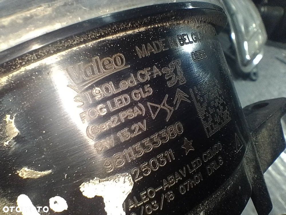 HALOGEN LEWY PRZÓD PEUGEOT 508 GT LINE 981133380 - 5