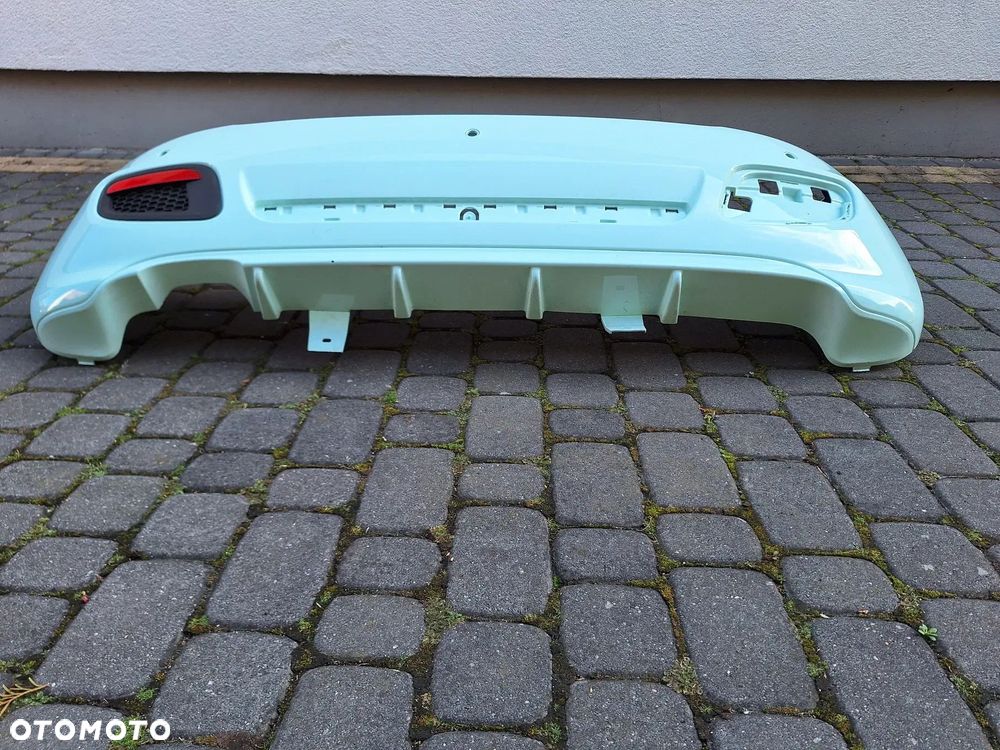FIAT 500S 500 S SPORT 07-16 B.ŁADNY! CAŁY-NIE KLEJONY! ZDERZAK TYŁ TYLNY BEZ KRATKI ORYG FIAT 735565271 WYSYŁKA 24h - 2