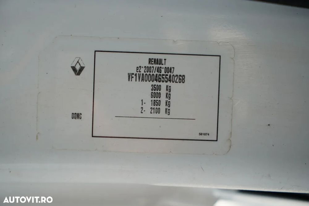 Renault MASTER / CONTAINER / MANUAL / MASĂ AUTO: 3500 KG / 2020R - 36