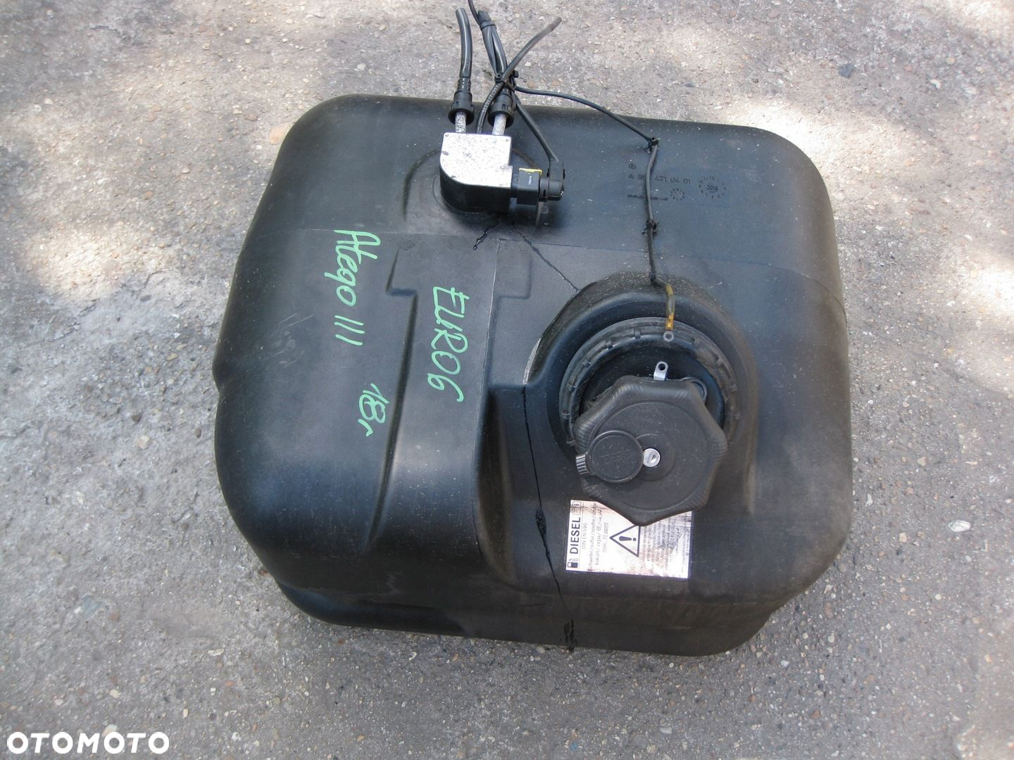 MERCEDES ATEGO 3 818 5.2D EURO 6 18R ZBIORNIK BAK PALIWA A9674710401 - 2