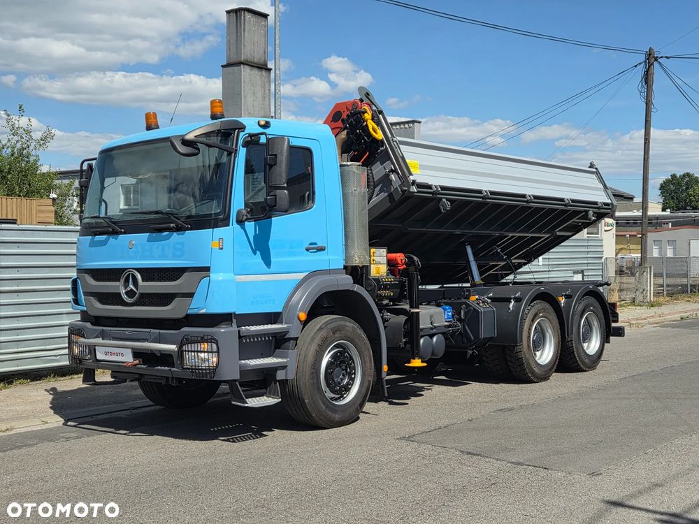 Mercedes-Benz AXOR 2633 // 6x4 330KM // PALFINGER PK12001 // 3 WYSUWY RADIOWY PILOT // NOWY KIPER WYWROTKA / NOWE OPONY - 15