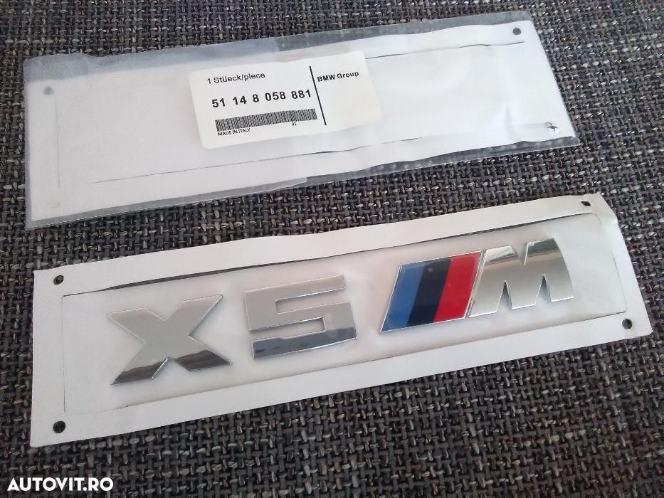 Emblem BMW X5M spate abs - 2