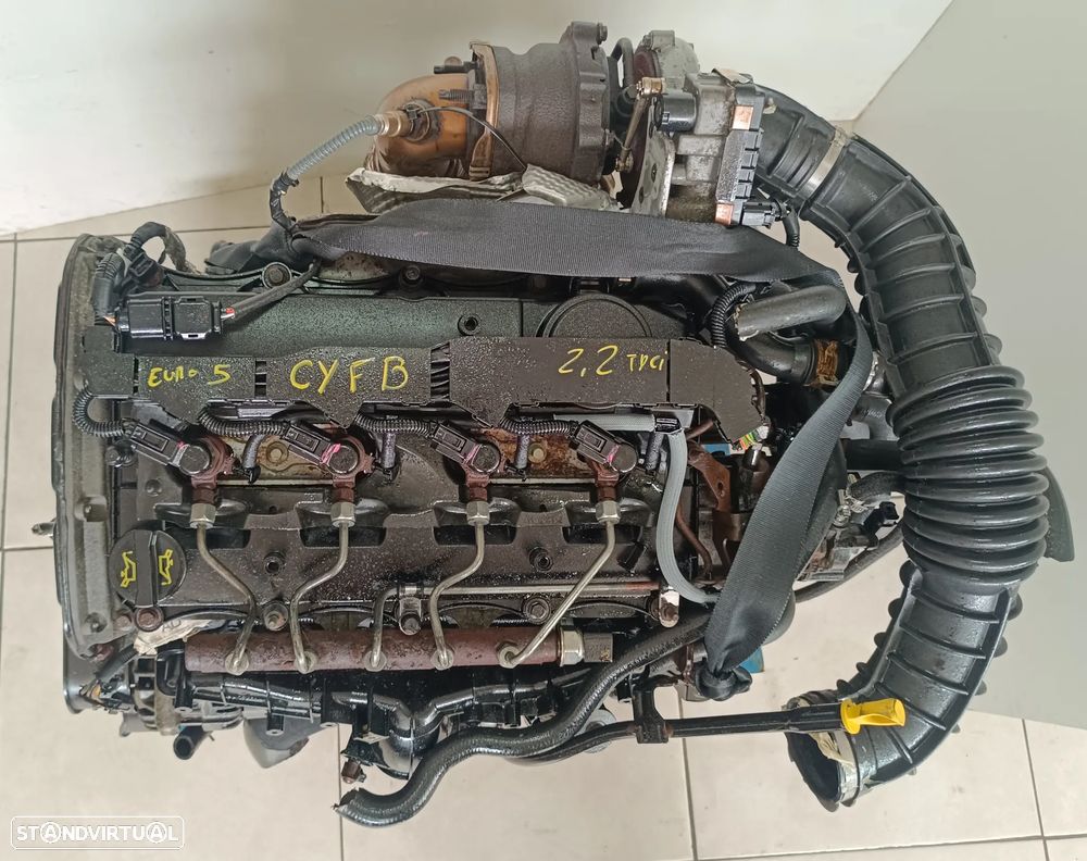 Motor Ford Transit 2.2TDCI 100cv DRFB euro 5 -caixa 6 velocidades CC1R-7002-AD - 5