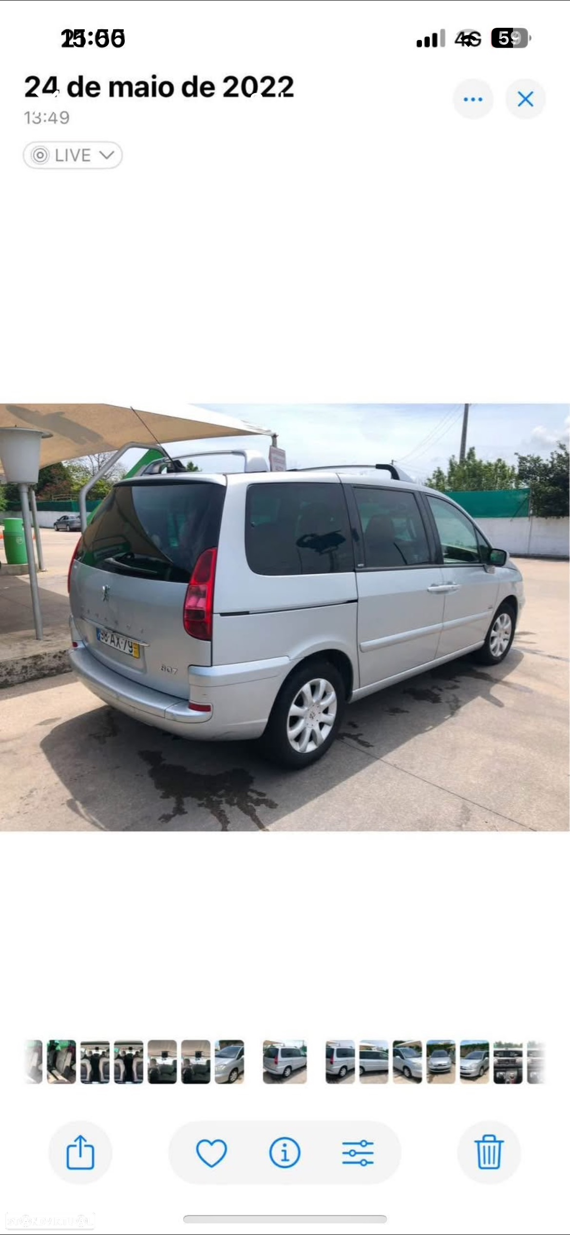 Peugeot 807 2.2 HDi Navteq - 2