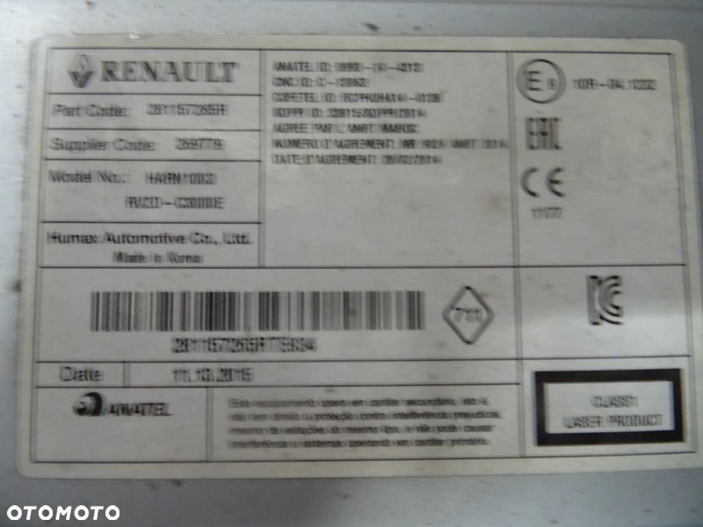 DACIA DOKKOER LODGY INNE CD RADIO + RAMKA ROWNIEZ INNE CZESCI PYTAC - 3