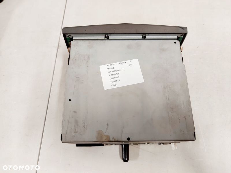 opel astra h radio cd wyświetlacz komplet 13190856 13178570 - 4