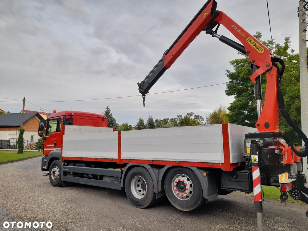 MAN 26-500 500KM  6x2 HDS dźwig żuraw PALFINGER składany w ''Z'' - RADIO -  Manualna skrzynia biegów Z PRZYCISKIEM !!! OŚ SKRĘTNA PODNOSZONA - PRZEBIEG 152tys km!!! - 16