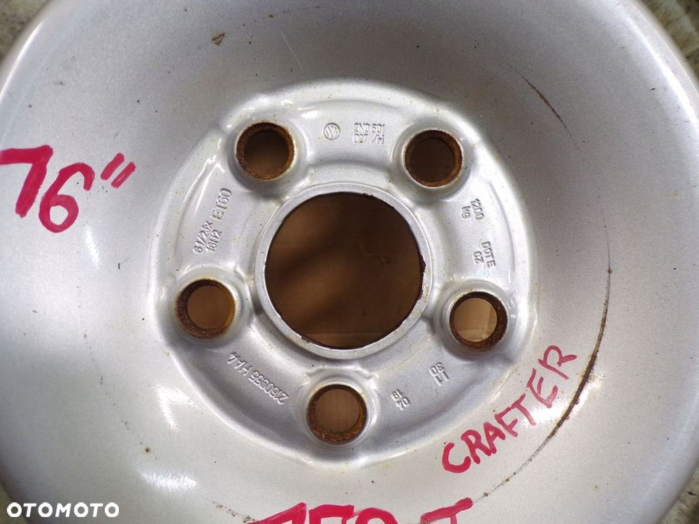 VW CRAFTER MAN 16- ORYGINALNA FELGA 16 " 2N0601027H - 4