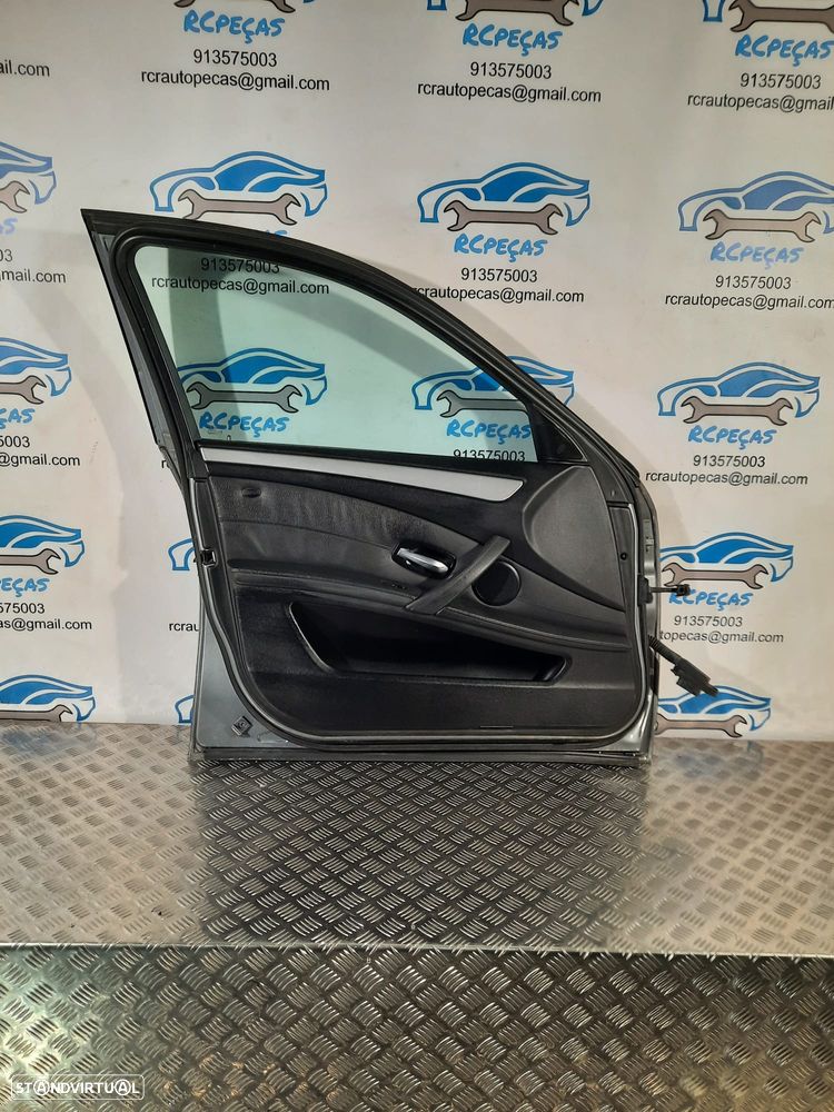 PORTA PORTAS FRENTE FRONTAL ESQUERDA BMW 41517202339 7202339 BMW SERIE 5 E60 E61 FECHO ELEVADOR MOTOR PUXADOR VIDRO - 2