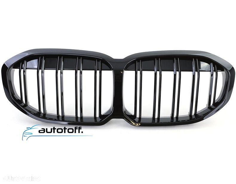 Grile duble BMW F40 F41 Seria 1 (2020+) Negru lucios - 4