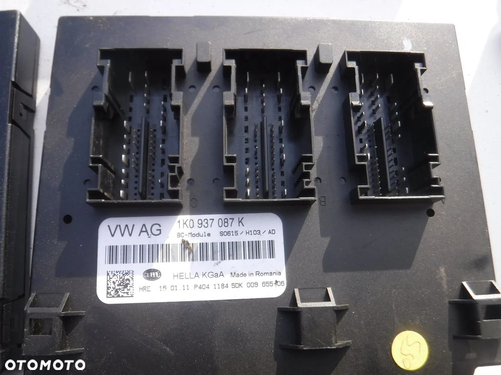 Skoda Superb II 2 Yeti  Vw Seat Audi modul komfortu 1K0937087K 1K0937087AK - 2