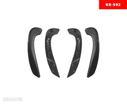 Kit de Mãozeiras Pegas Manípulos Puxadores - Renault Megane III e Fluence - 3