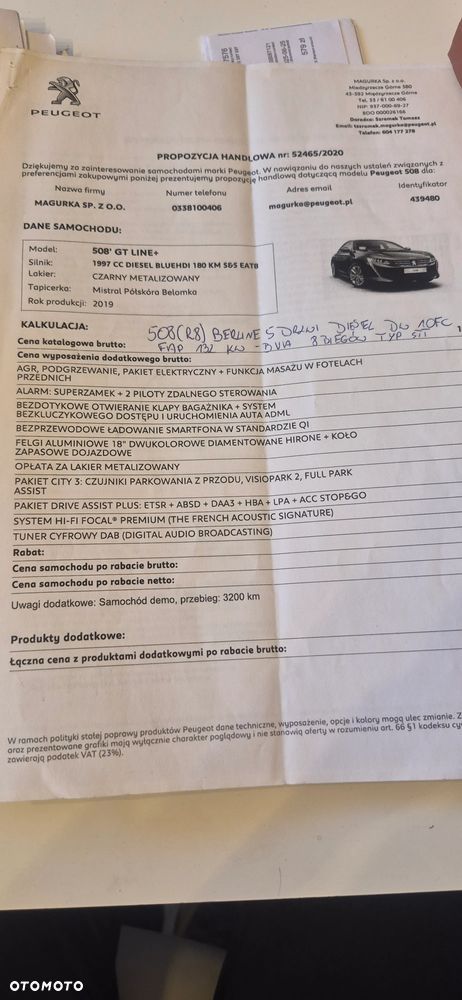 Peugeot 508 2.0 BlueHDi GT Line S&S EAT8 - 11
