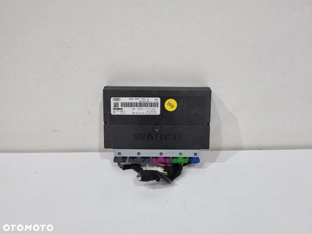 AUDI A6 C7 A7 4G A8 D4 MODUŁ STEROWNIK ZAWIESZENIA 4G0907553G - 1