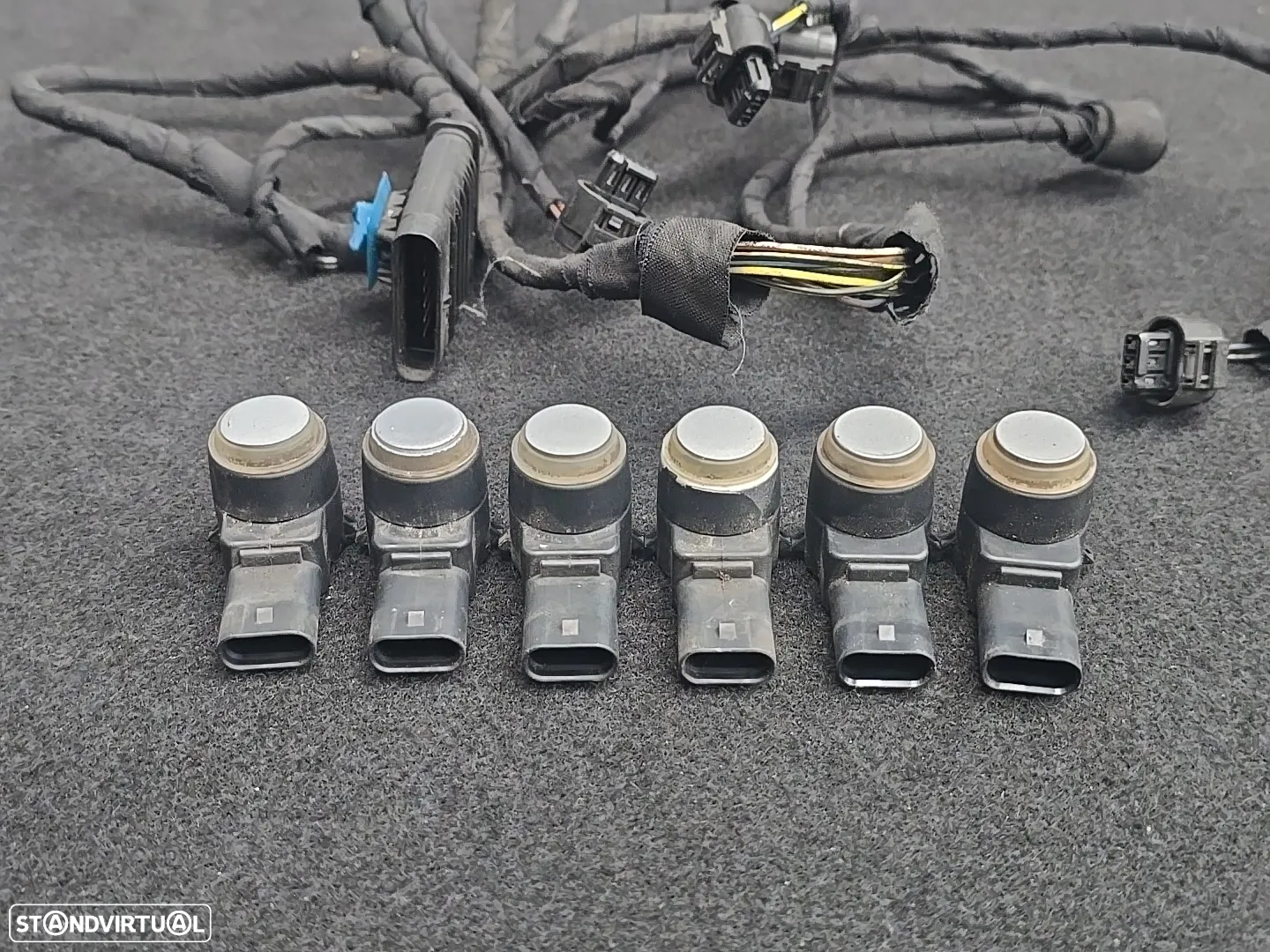 Sensores de estacionamento PDC Com cablagem conjunto kit originais para mercedes w221 S class 2006- - 2