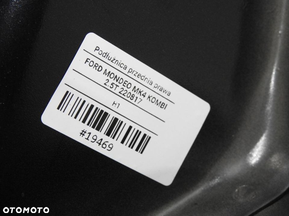PODŁUŻNICA PRAWY PRZÓD G6 FORD MONDEO MK4 - 9