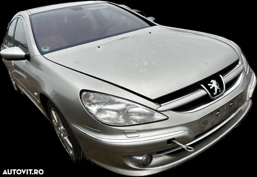 Peugeot 607 v6 benzina 2005 Facelift cutie automata scaune tapițerie piele far bara aripa capota usa navigație GPS - 1