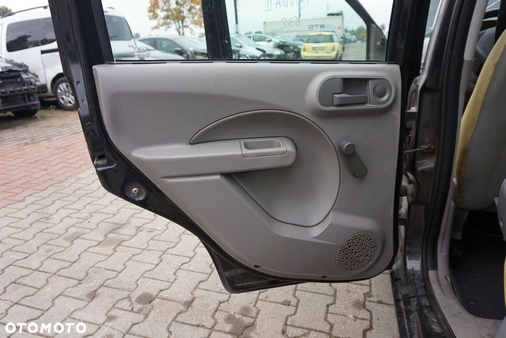 DRZWI TYLNE LEWE PANDA II 632  CZARNY FIAT 2003-2012 - 11