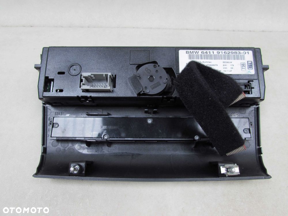 BMW 1 E82 E88 3 E90 E91 PANEL NAWIEWU KLIMATYZACJI 916298301 - 11