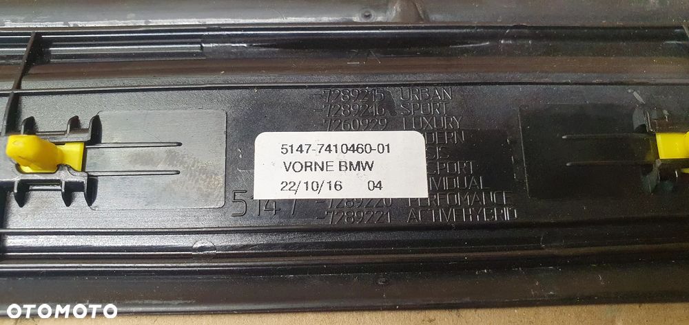 Listwa progowa progu lewy prawy przód tył BMW 3 F30 7410460 - 11