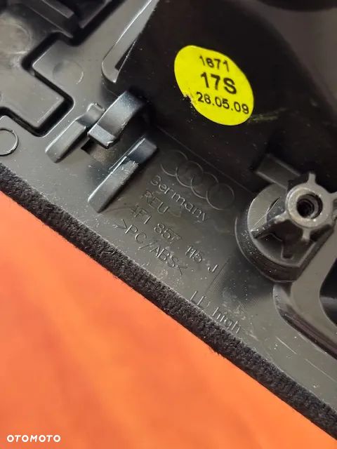 RAMKA DEKOR OSŁONA LICZNIKA AUDI A6 C6 LIFT 4F1857115J - 9