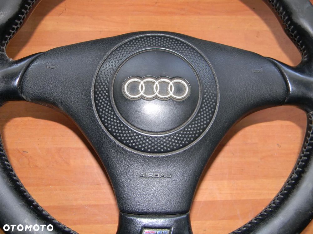 kierownica skórzana skóra AUDI S-LINE A4 B5 B6 A6 C5 - 2