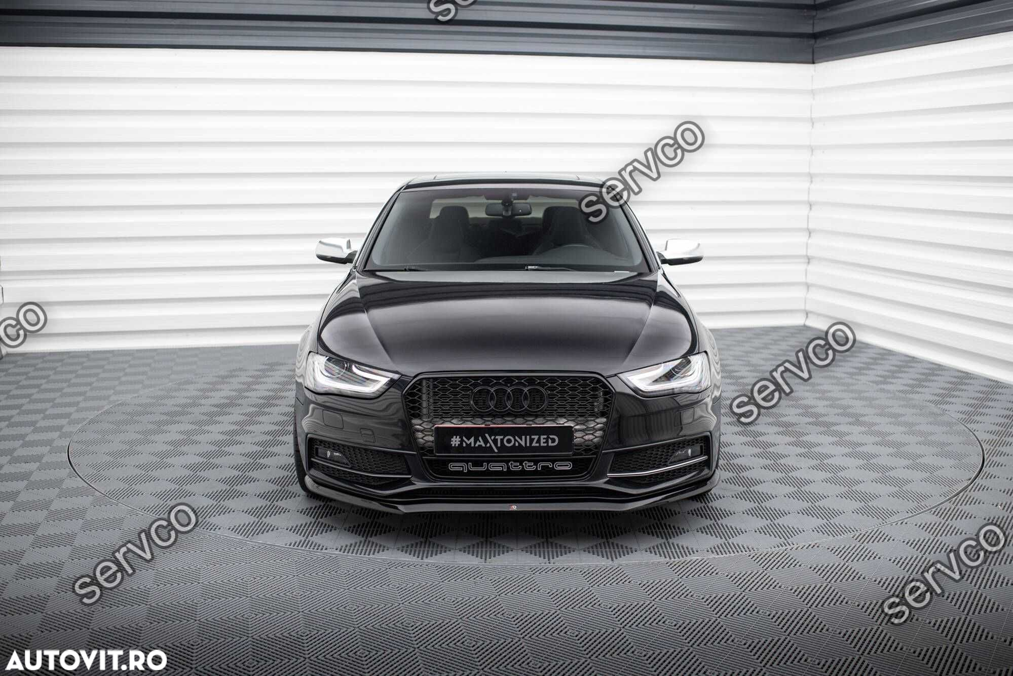 Prelungire bara fata Audi A4 SLINE S4 B8 2012-2016 v6 - Maxton Design - 7