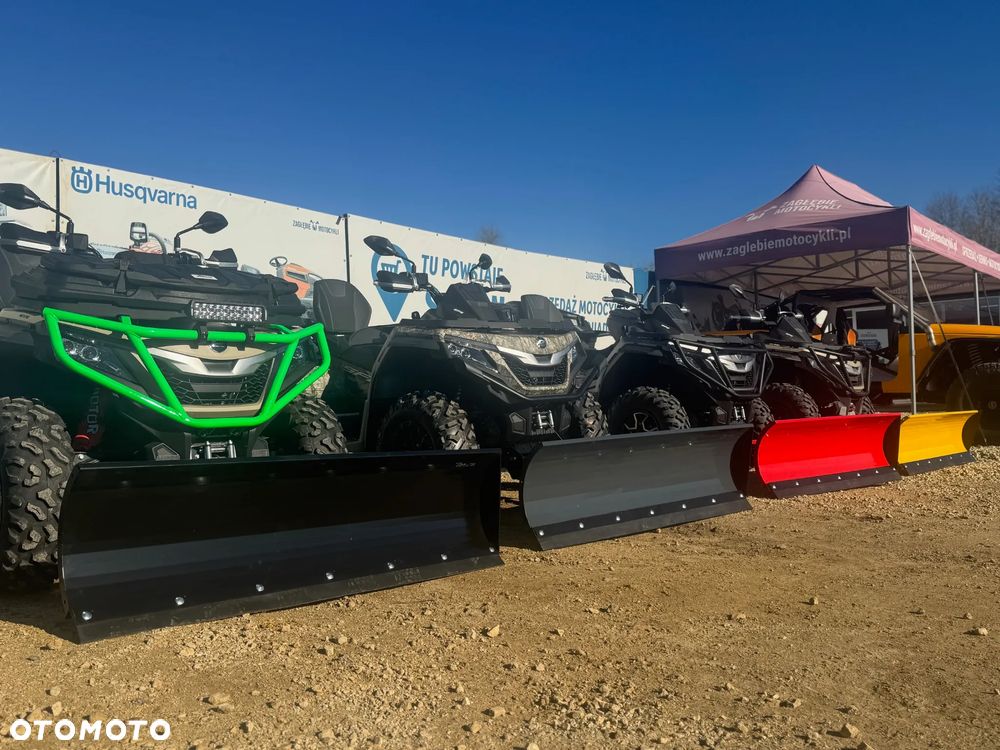 Pług do Quada QJMOTOR CFMOTO POLARIS AODES SEGWAY przedni montaż click 4 kolory - 6