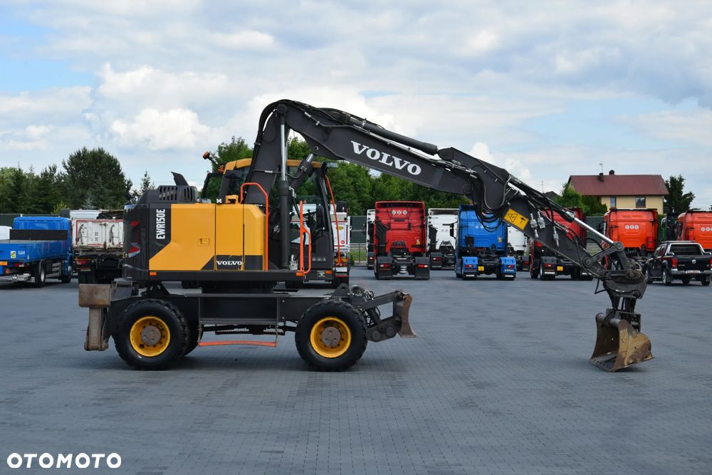 Volvo EWR150E / 6400 MTH / KOPARKA KOŁOWA / KABINA / KLIMATYTZACJA / SPYCH / STABILIZATORY / DODATKOWY OSPRZĘT / 3 ŁYŻKI / SPROWADZONA - 4