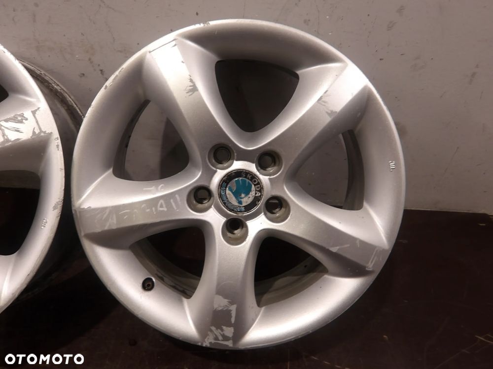 SKODA FABIA II 07-10 1.2B FELGI ALUMINIOWE ALUFELGI 5X100 6J ET43 R15 - 5