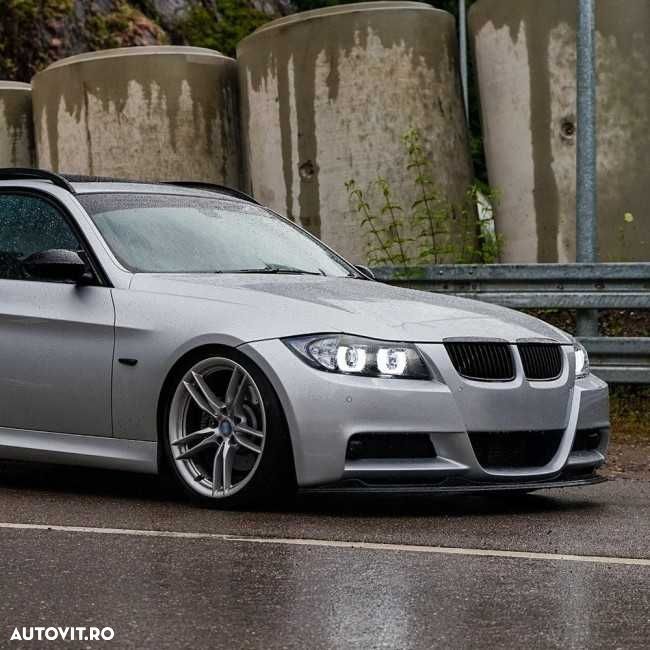 Prelungire Lip Bara Fata Ranforsat Ultra rezistent BMW E90 E91 NFL (2005-2008), Pachet M - 7