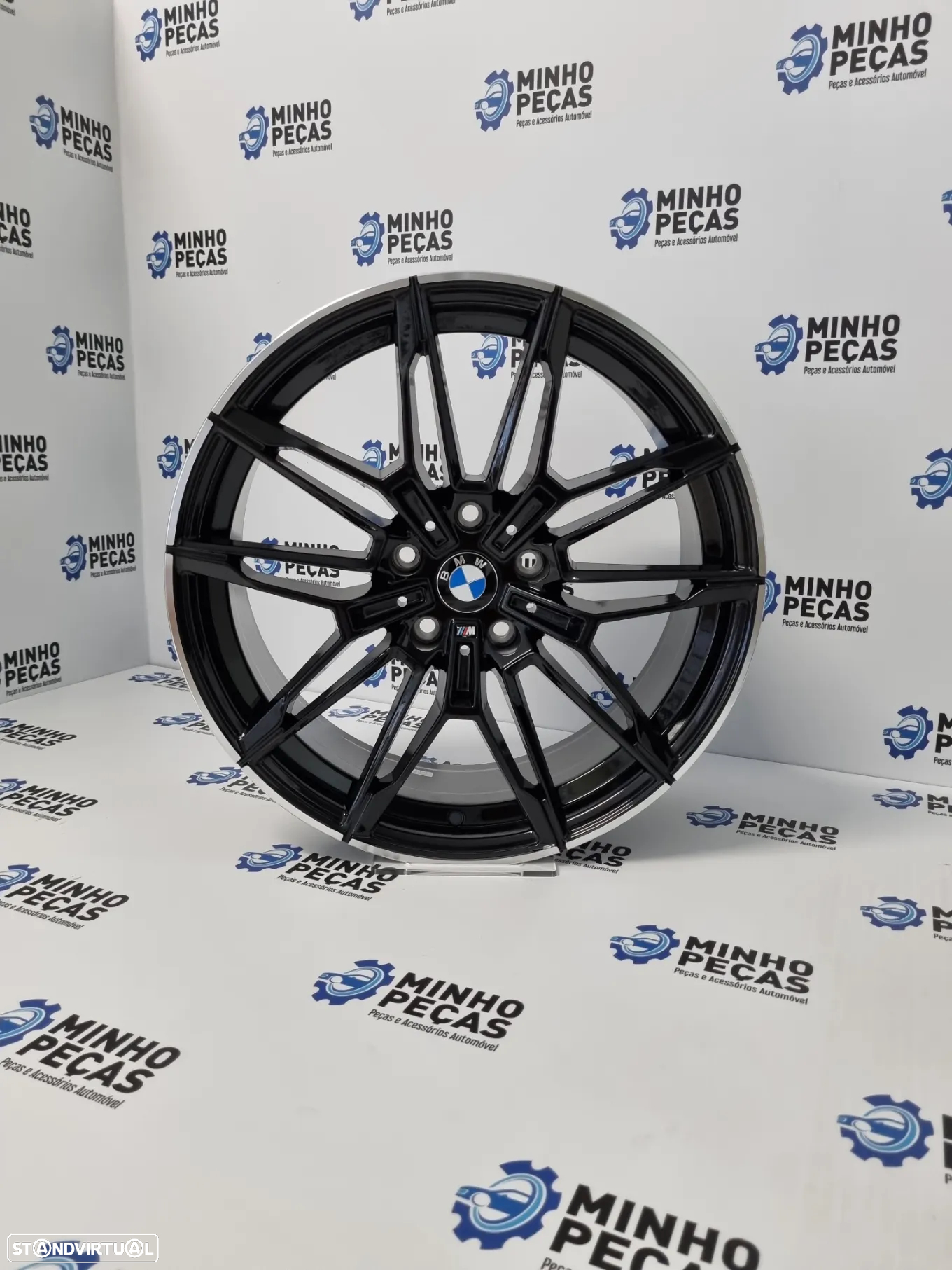 Jantes BMW G20 M3 em 18 Preto Brilho Lip Polido - 8
