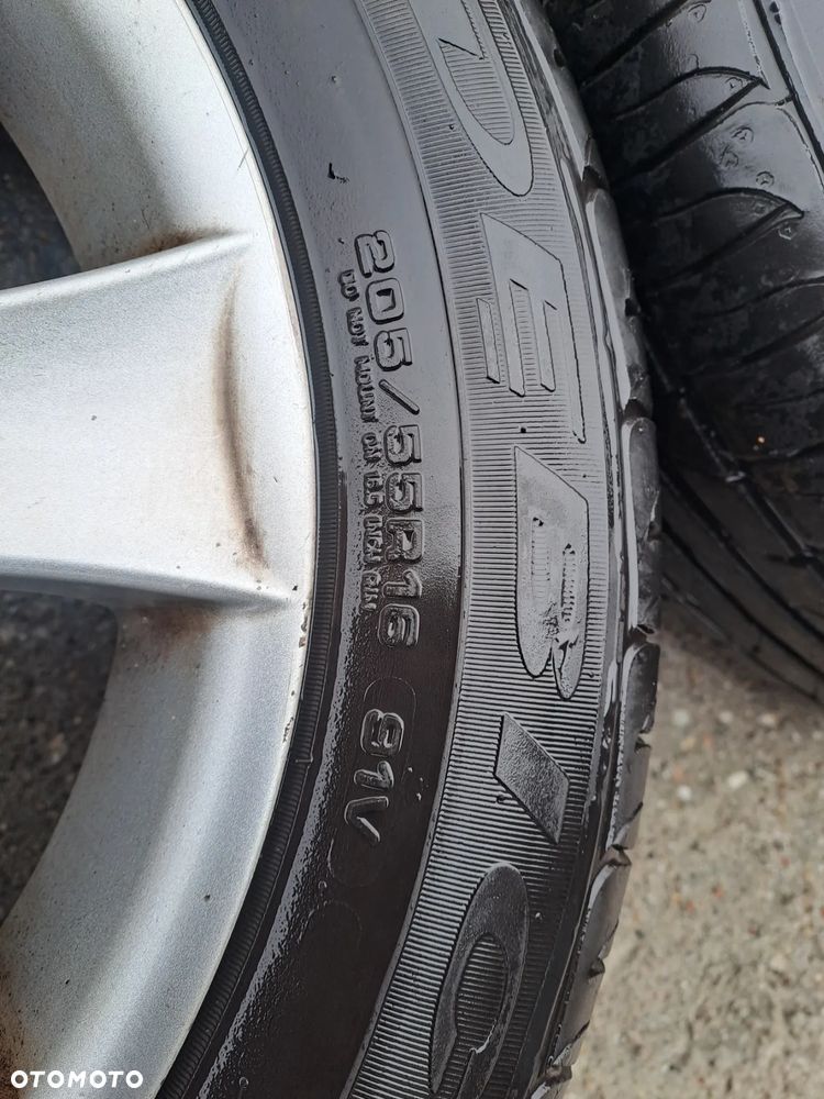 Ford Mondeo MKIV MK4 komplet alumfelg z oponami 205/55 R16 5x108 - 8