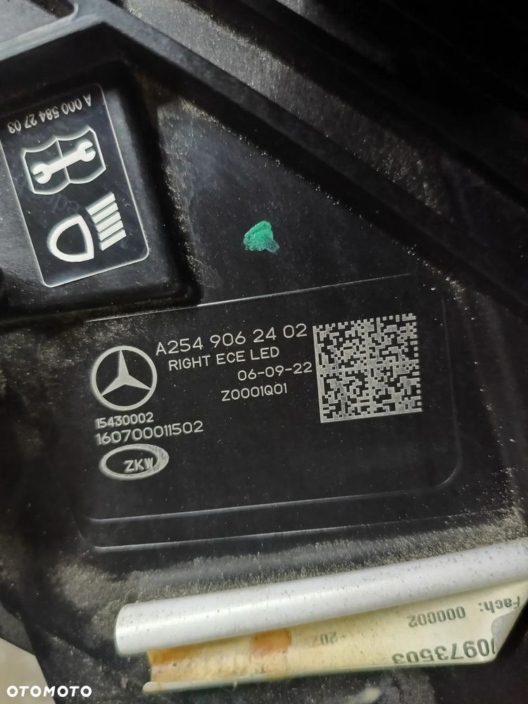 lampa mercedes glc a254 digital light prawy przód A2549062402 - 16